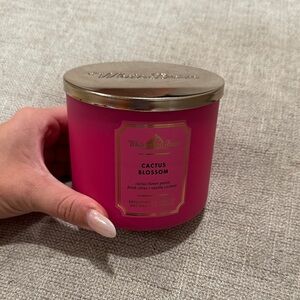 White Barn Cactus Blossom Candle - Vibrant Pink